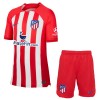 Conjunto (Camiseta+Pantalón Corto) Atlético Madrid Primera Equipación 23-24 - Niño